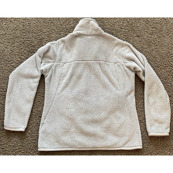 Patagonia Womens Snap T Fleece Fuzzy Pullover Solid White/Cream Size‎ Medium - Picture 3 of 7